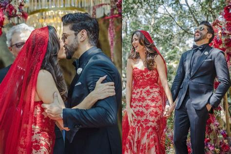 Farhan Akhtar Shibani Dandekar Drop Dreamy Wedding Pictures Couple