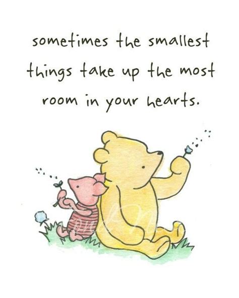 Filling Our Heart Just Takes Small Things Pooh Quotes