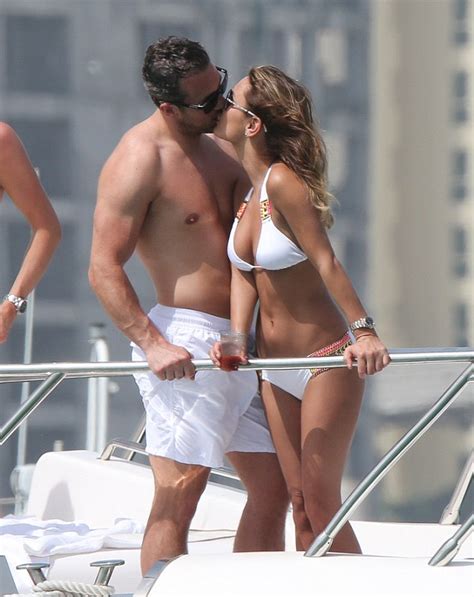 Sam Faiers Flaunts Her Slim Curves In A White Bikini With Boyfriend