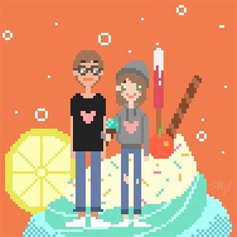 Ssssshiyi 在 Instagram 发布： 💗couple Summer Pixelart Pixel