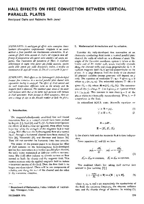 We did not find results for: (PDF) Hall effects on free convection between vertical ...