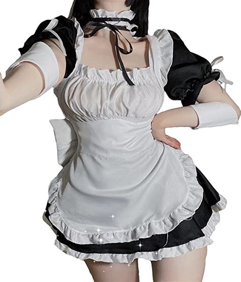 Women S Sexy French Maid Costume Kwaii Anime Cosplay Lingerie Outfits