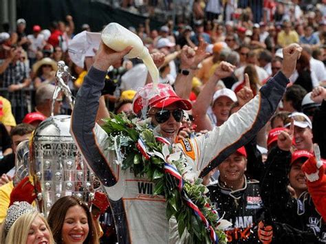 Dan Wheldon Celebrates His 2011 Indy 500 Win Dan Wheldon Indianapolis