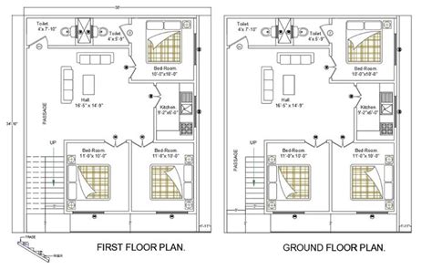 The First Floor Plan And Second Floor Plan