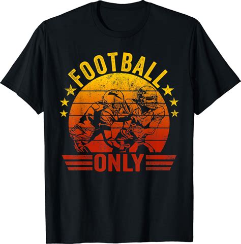 Football Only Retro Vintage Style T Shirt Uk Clothing