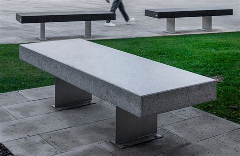 Urban Backless Bench Levit For Public Spaces Escofet