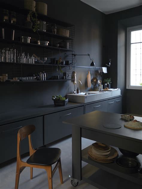 Stunning Como Apartment With A Dark Kitchen Coco Lapine Designcoco