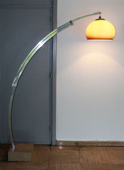 Vintage Arc Floor Lamp Harvey Guzzini 1970s Design Market