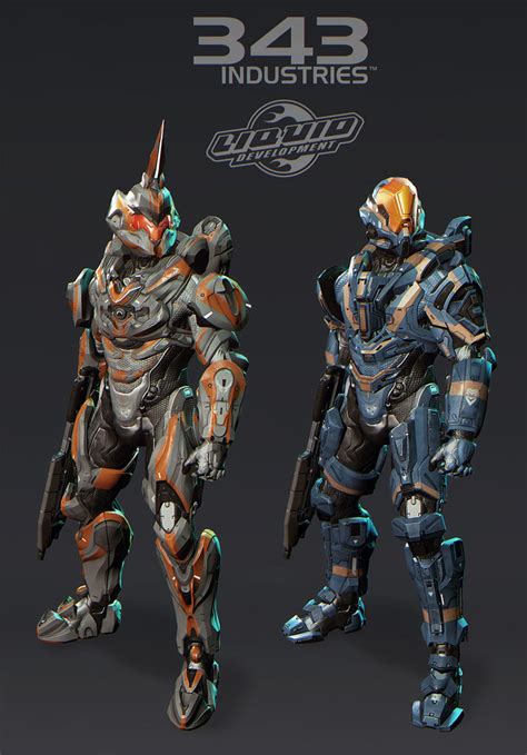 Halo 4 Suits Fotus And Rogue By Polyphobia3d On Deviantart