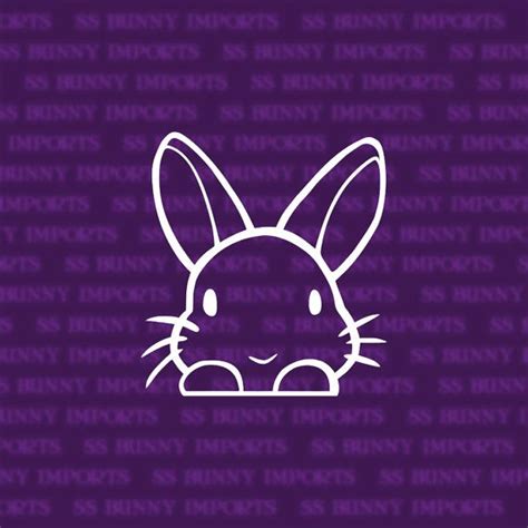 rabbit sticker peeking bunny car decal rabbit laptop decal etsy coloring stickers vinyl