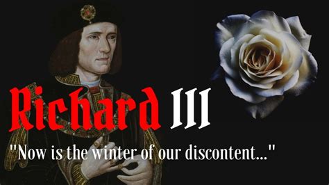 Shakespeare Explained Richard III Opening Scene Now Is The Winter Of