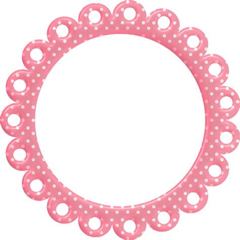 Cadre Rond Rose Marco Redondo Png Round Frame