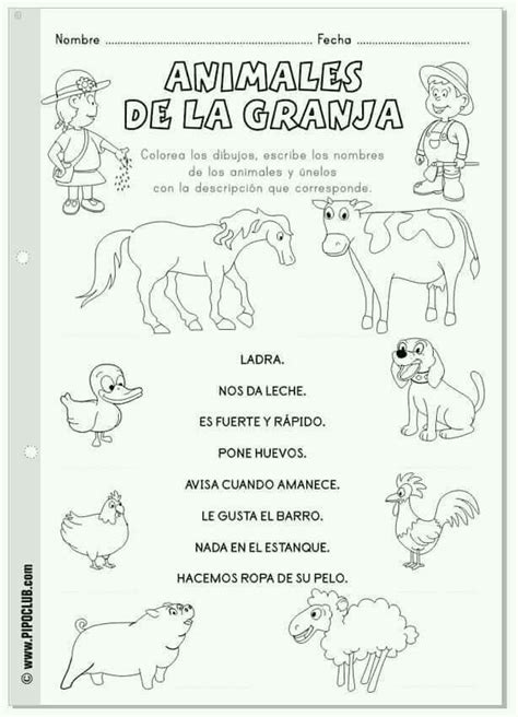 Primera escuela provee actividades infantiles divertidas para niños, materiales de educación preescolar, primaria, parvularia y nivel inicial. Animales de la granja | Materiales para terapia del habla y lenguaje | Proyectos de animales ...