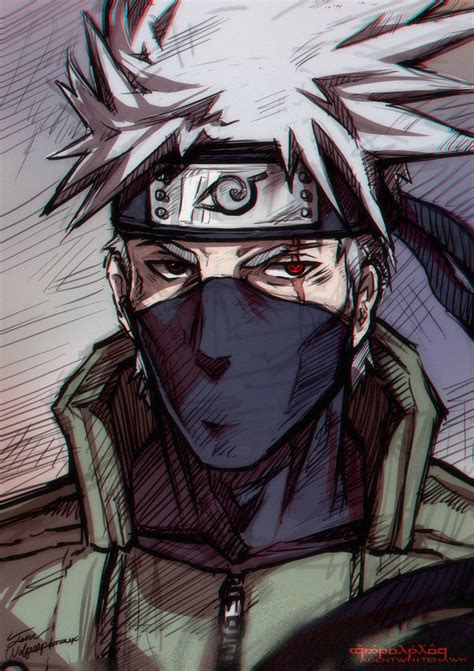 Although you could also talk about the topping too. Kakashi Sensei by AgentWhiteHawk on DeviantArt