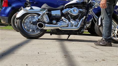 Fxdl 1584 dyna low rider. Freedom Performance stepped 2 into 1 exhaust Harley Dyna ...