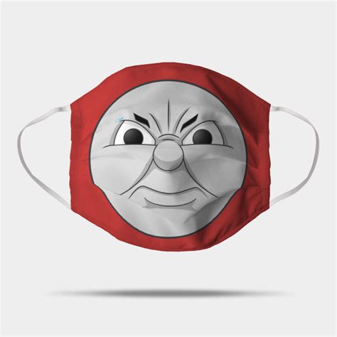 James Angry Face Thomas Tank Engine Mask Teepublic Uk