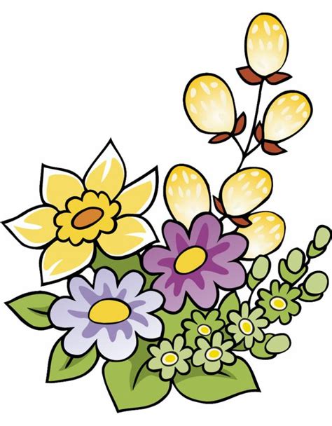 Un bel fiore ci fa sempre sorridere immagina di replicare i tuoi fiori sotto forma di disegni floreali! Disegno di Fiori di Primavera a colori per bambini - disegnidacolorareonline.com