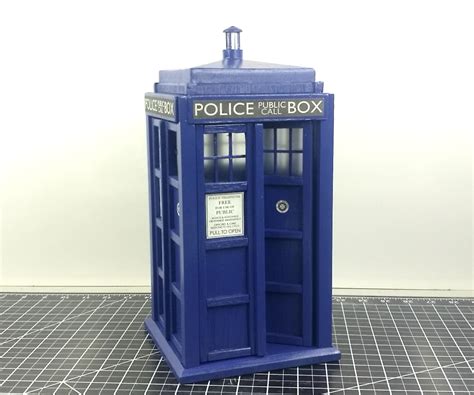 Make A Tardis Model 110th Scale 38 Steps With