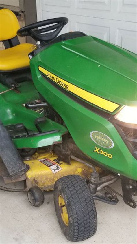 John Deer X300 Riding Mower For Sale In Old Rvr Wnfre Tx Offerup