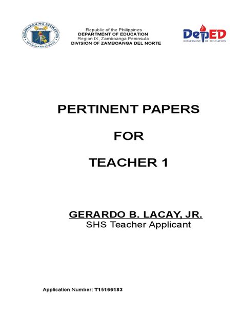 Pertinent Papers Pdf