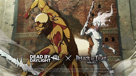 Dead By Daylight X Attack On Titan Crossover Adding Ten Outfit Collection Today