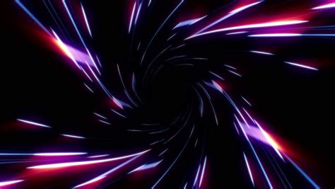 Seamlessly Looping Background Animation Techno Tunnels Stock Footage