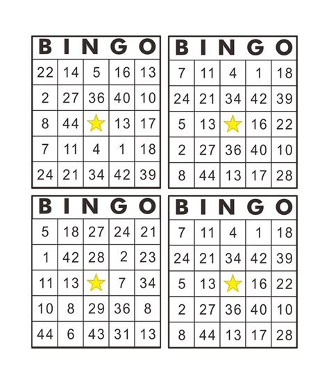 Read Book Free Printable Bingo Cards With Numbers Pdf Pk