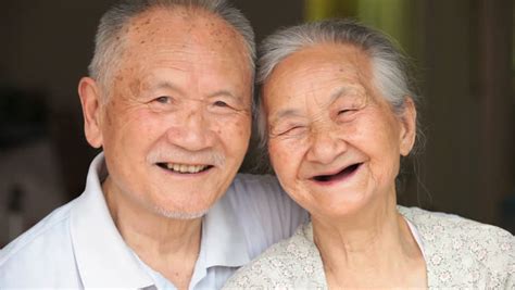Happy Senior Asian Couple Together Stock Footage Video 6986434