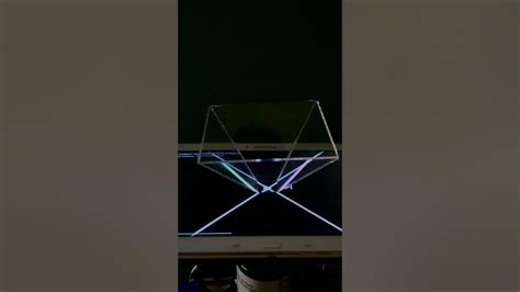 La Mia Piramide Olografica In Plexiglass Youtube