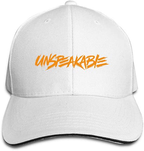 Unspeakable Merch Hat Sun Hats Golf Hat Adjustable Baseball Hats Beach Hat Kids UnisexBlack 