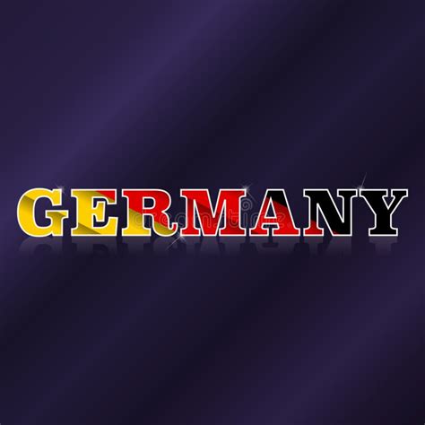 Word Germany German Flag Stock Illustrations 591 Word Germany German
