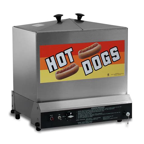 Gold Medal 8012 Hot Dog Steamer W 180 Hot Dogs And 80 Bun Capacity 120v