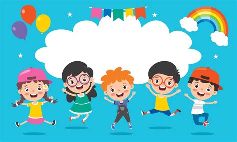 Little Children Having Fun Together 2383485 Vector Art At Vecteezy