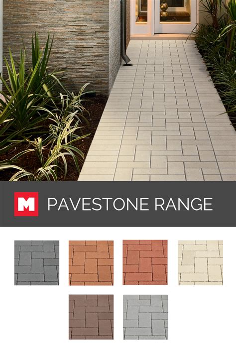 Pavestone Masonry Paving Range Brick Paver Driveway Midland Brick