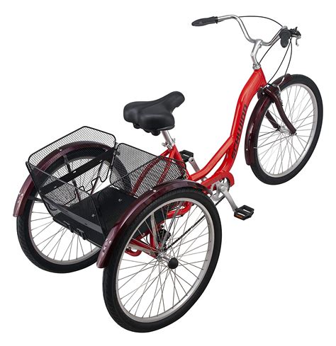 Schwinn Meridian Adult Tricycle 24 Or 26 Inch Wheel Options Low Step