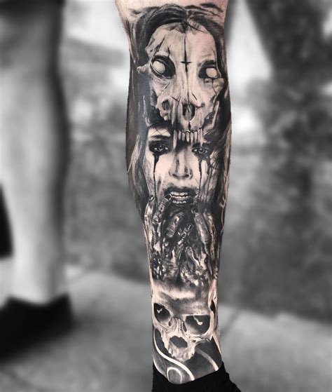 Dark Creepy Tattoo Designs Bang Agung