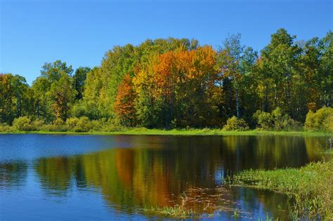 Northwoods Fall Color Gile Flowage Near Hurley Wisconsin Flickr