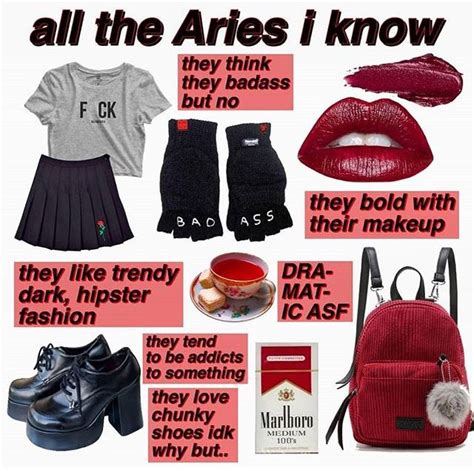 Pin By April On Aries Aries Aesthetic Aries Outfits Zodiac Sign Fashion