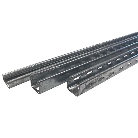 Galvanized Steel Metal Framing Strut Channels Half Slotted