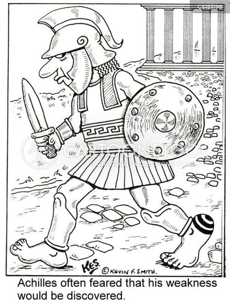 Achilles Heel Cartoons And Comics Funny Pictures From Cartoonstock