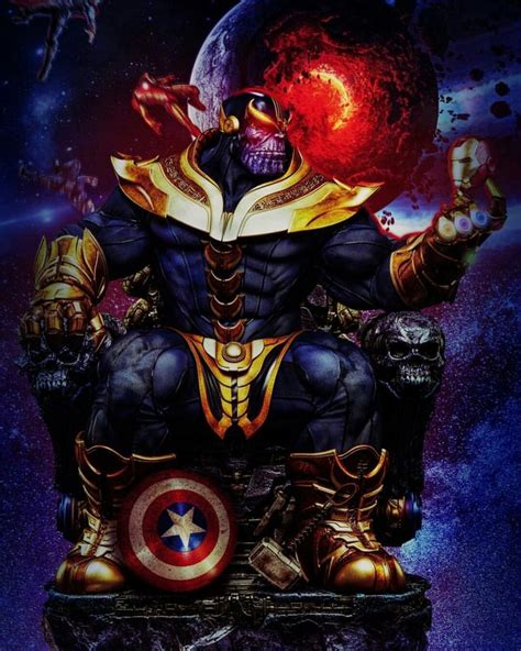 Thanos Avengers Cartoon Marvel Comics Art Comic Book Superheroes