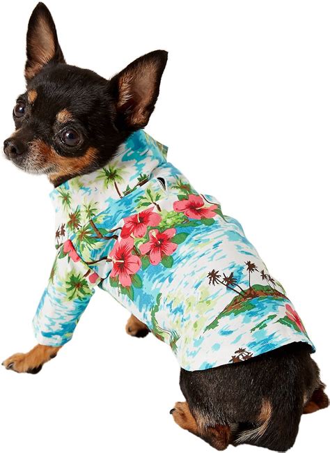 A concept of rest, relaxation Casual Canine Hawaiian Breeze Camp Dog & Cat Shirt, XX ...