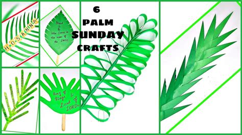 6 Palm Sunday Craftspalmsunday Sundayschoolcraftactivities Youtube