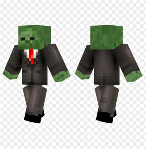 Minecraft Skins Zombie Suit Skin Png Image With