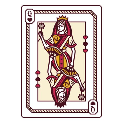 The Queen Of Hearts Playing Card Png And Svg Design For T Shirts