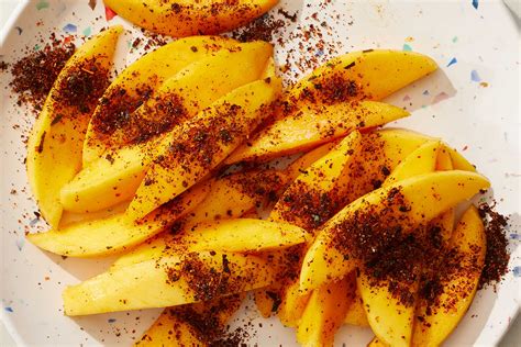 Mango With Chile Lime Salt Recipe Nyt Cooking