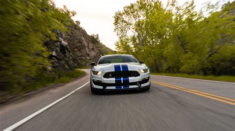 Car Ford Ford Mustang Road Trees Motion Blur Stripe Striped