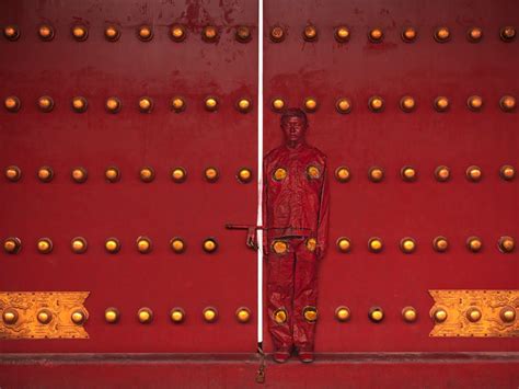 Liu Bolin Camouflages Himself In A Colorful World At Klein Sun Gallery