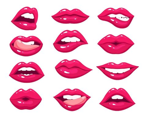 page 3 cartoon red lips images free download on freepik