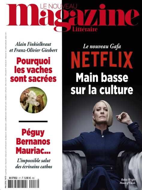 Magazine Le Nouveau Magazine Litteraire N17 Mai 2019 Pdf Pdf Dé France